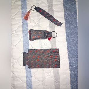 Bundle Deal!!! Slim can koozie,hand sanitizer,wristlet for keys